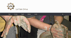 Desktop Screenshot of lefate-onlus.org